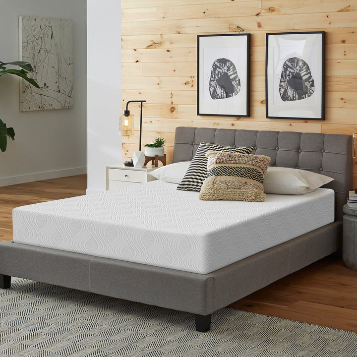 Nexus Series 10 Inch Medium Firm Gel Memory Foam Mattress, Advanced Cooling with Luxurious Airflow, Mattress in a Box