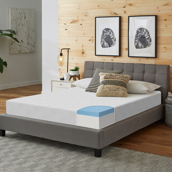 Nexus Series 8 Inch Gel Memory Foam Mattress, Firm Cooling Mattress in a Box