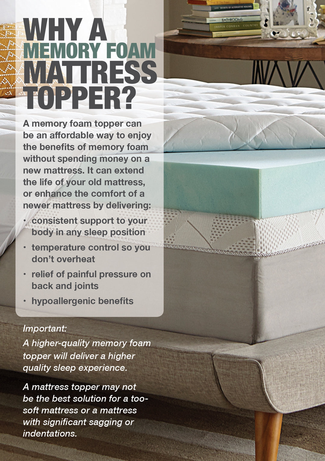 Why a Mattress Topper